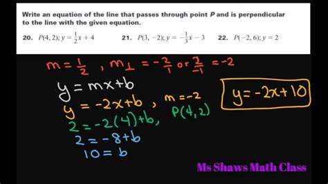 Question 726792 Find the equation of the line passing through the points (0,-4)(2, 6). . Find the equation of line passing through the points a2 0 and b3 4